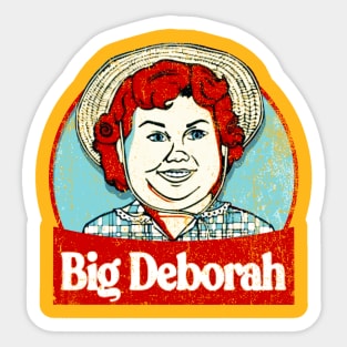 Big Deborah Vintage Style Sticker